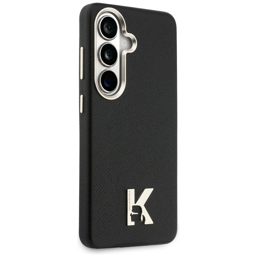 Husa MagSafe pentru Samsung Galaxy S26 S942, Karl Lagerfeld, Karl Head Logo, Neagra