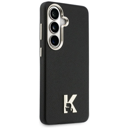Husa MagSafe pentru Samsung Galaxy S26 S942, Karl Lagerfeld, Karl Head Logo, Neagra