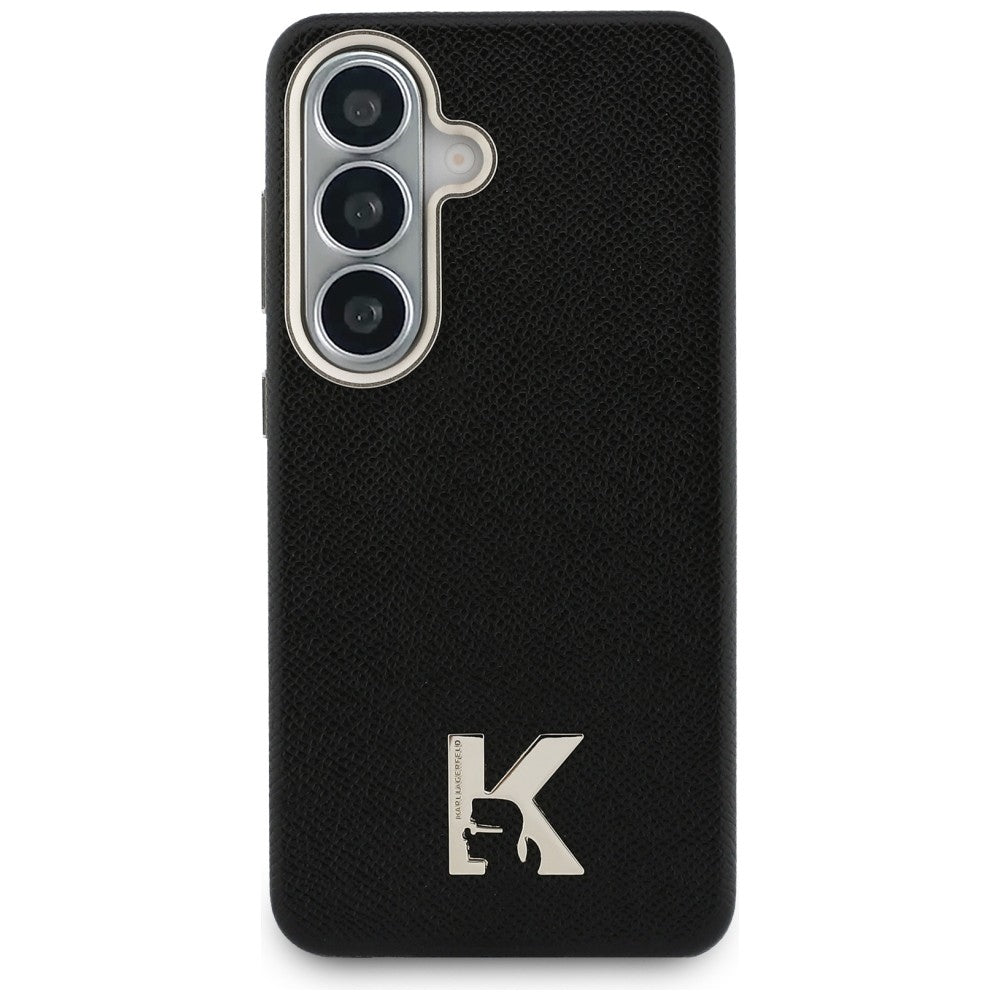 Husa MagSafe pentru Samsung Galaxy S26 S942, Karl Lagerfeld, Karl Head Logo, Neagra