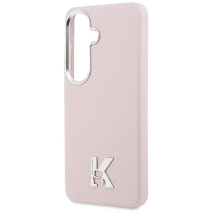 Husa MagSafe pentru Samsung Galaxy S26 S942, Karl Lagerfeld, Karl Head Logo, Roz