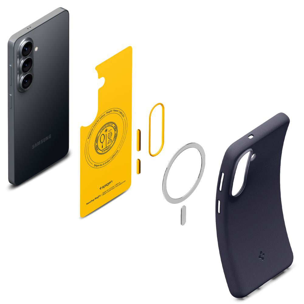 Husa MagSafe pentru Samsung Galaxy S26 S942, Spigen, Caseology Nano Pop, Mov ACS11065