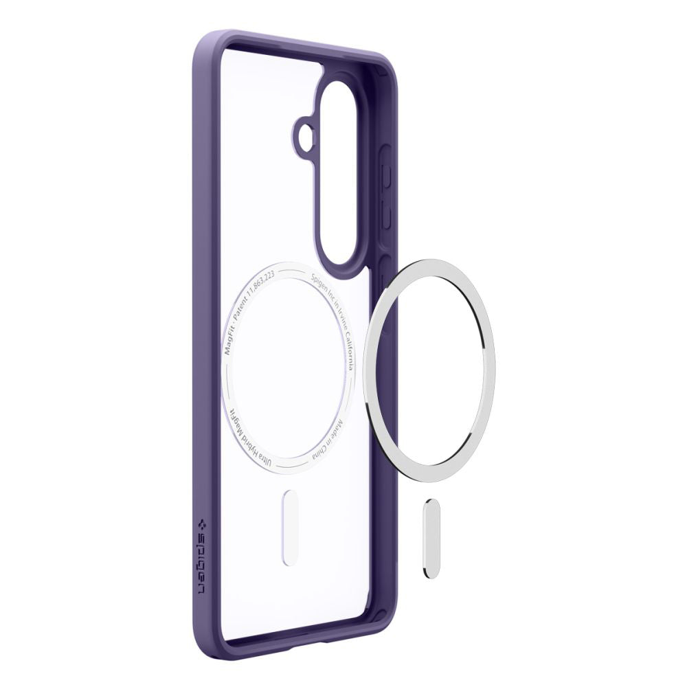 Husa MagSafe pentru Samsung Galaxy S26 S942, Spigen, Ultra Hybrid, Mov Inchis ACS11220