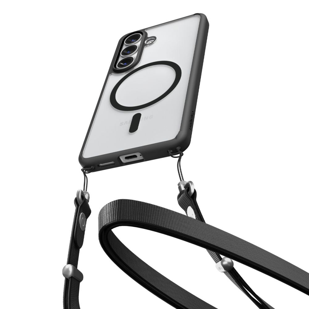 Husa MagSafe pentru Samsung Galaxy S26 S942, Spigen, Ultra Hybrid, Neagra Mata ACS10735