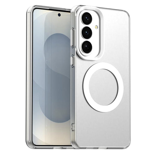 Husa MagSafe pentru Samsung Galaxy S26, Techsuit, CandyCase, Alba