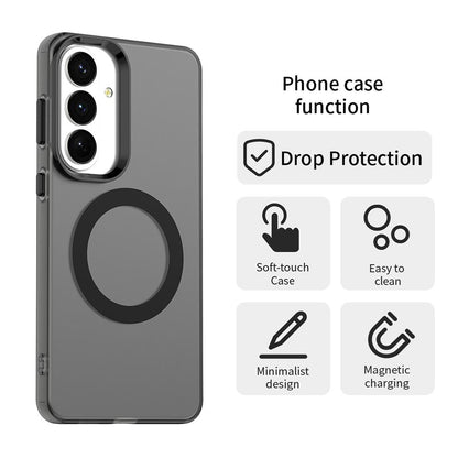 Husa MagSafe pentru Samsung Galaxy S26, Techsuit, CandyCase, Neagra