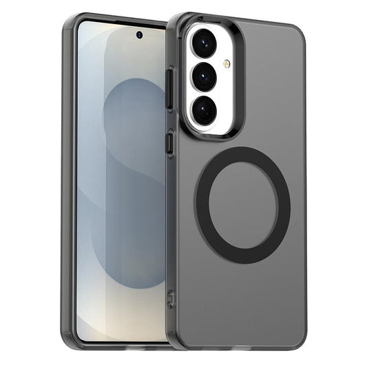 Husa MagSafe pentru Samsung Galaxy S26, Techsuit, CandyCase, Neagra