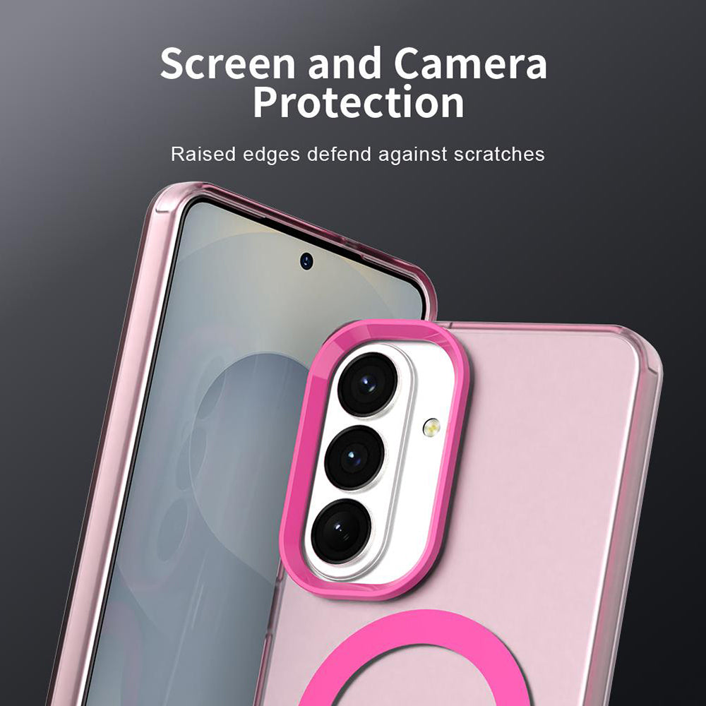 Husa MagSafe pentru Samsung Galaxy S26, Techsuit, CandyCase, Roz