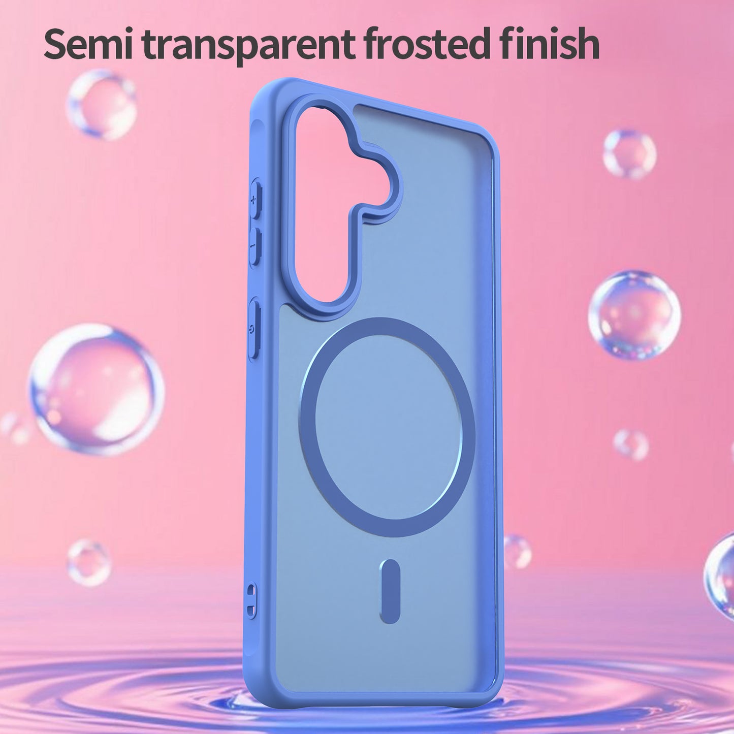 Husa MagSafe pentru Samsung Galaxy S26, Techsuit, HaloFrost II, Albastra