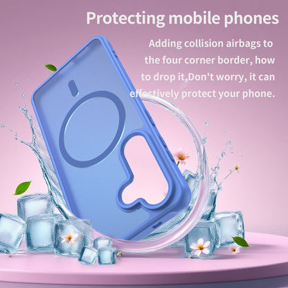 Husa MagSafe pentru Samsung Galaxy S26, Techsuit, HaloFrost II, Albastra