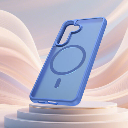 Husa MagSafe pentru Samsung Galaxy S26, Techsuit, HaloFrost II, Albastra