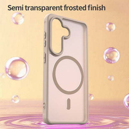 Husa MagSafe pentru Samsung Galaxy S26 S942, Techsuit, HaloFrost II, Aurie