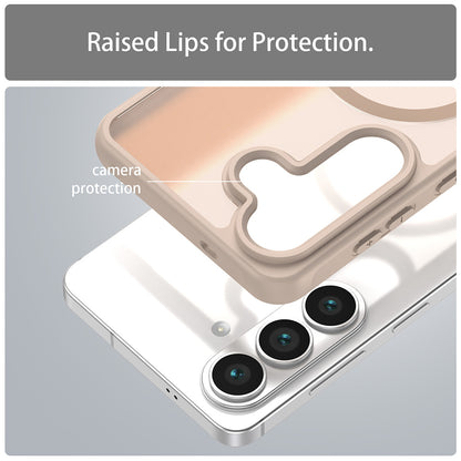 Husa MagSafe pentru Samsung Galaxy S26 S942, Techsuit, HaloFrost II, Aurie
