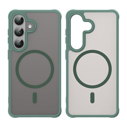 Husa MagSafe pentru Samsung Galaxy S26 S942, Techsuit, HaloFrost II, Verde