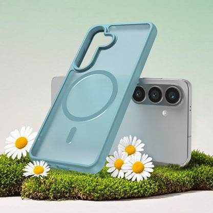 Husa MagSafe pentru Samsung Galaxy S26, Techsuit, HaloFrost II, Verde Deschis