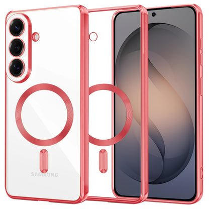 Husa MagSafe pentru Samsung Galaxy S26, Techsuit, Luxury Crystal, Rosie