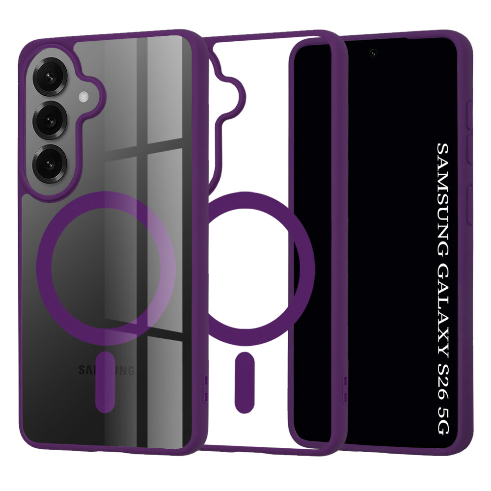 Husa MagSafe pentru Samsung Galaxy S26, Techsuit, Pro, Mov