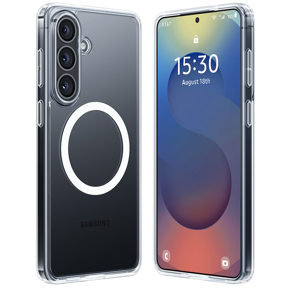 Husa MagSafe pentru Samsung Galaxy S26, Torras, Guardian, Transparenta