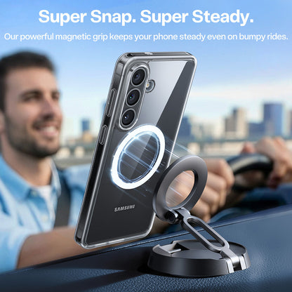 Husa MagSafe pentru Samsung Galaxy S26, Torras, Guardian, Transparenta