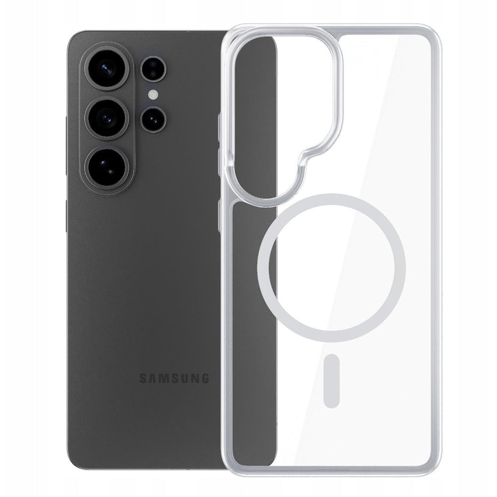 Husa MagSafe pentru Samsung Galaxy S26 Ultra, 3MK, Armor MagCase, Transparenta