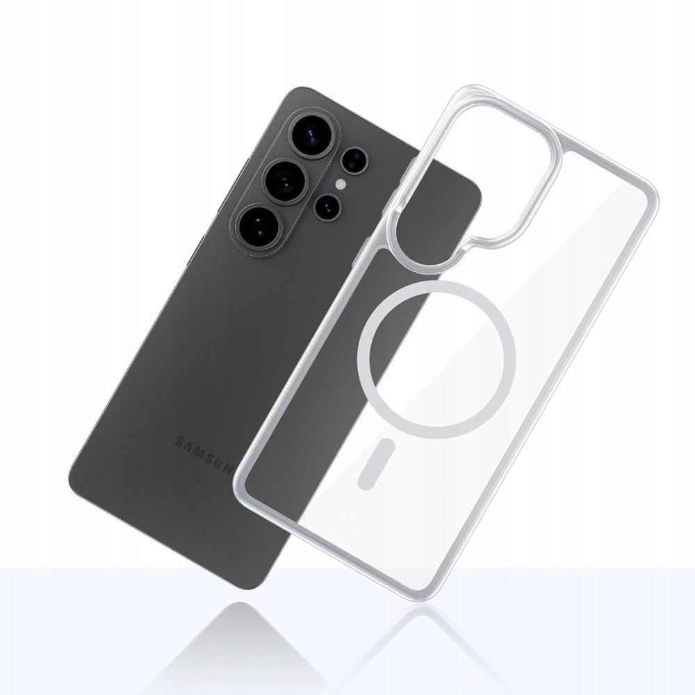 Husa MagSafe pentru Samsung Galaxy S26 Ultra, 3MK, Armor MagCase, Transparenta