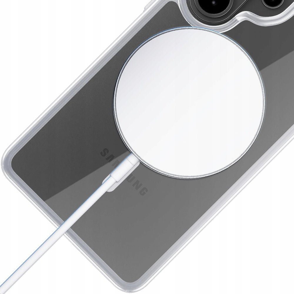 Husa MagSafe pentru Samsung Galaxy S26 Ultra, 3MK, Armor MagCase, Transparenta