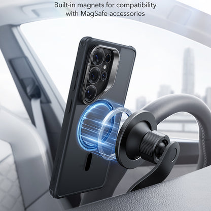 Husa MagSafe pentru Samsung Galaxy S26 Ultra, ESR, Classic Hybrid Kickstand, Neagra Satinata