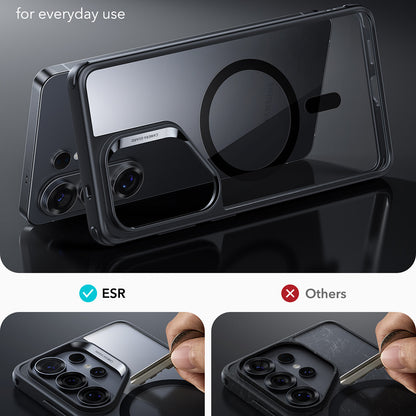 Husa MagSafe pentru Samsung Galaxy S26 Ultra, ESR, Classic Hybrid, Neagra Transparenta