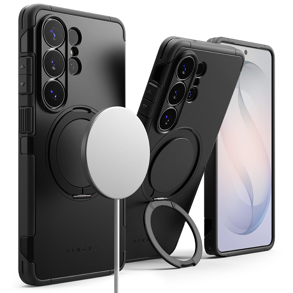 Husa MagSafe pentru Samsung Galaxy S26 Ultra, Ringke, Alles, Neagra