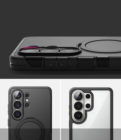 Husa MagSafe pentru Samsung Galaxy S26 Ultra, Ringke, Alles, Neagra