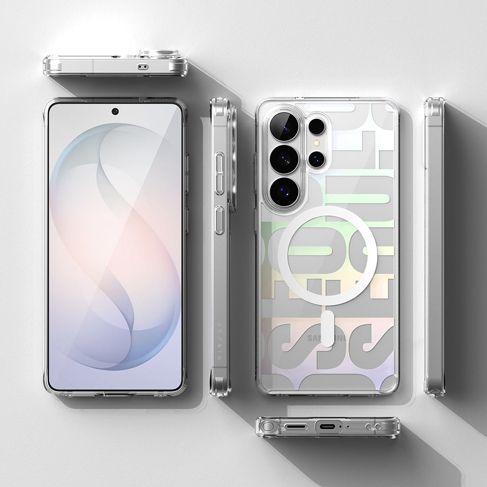 Husa MagSafe pentru Samsung Galaxy S26 Ultra, Ringke, Fusion Seoul, Transparenta