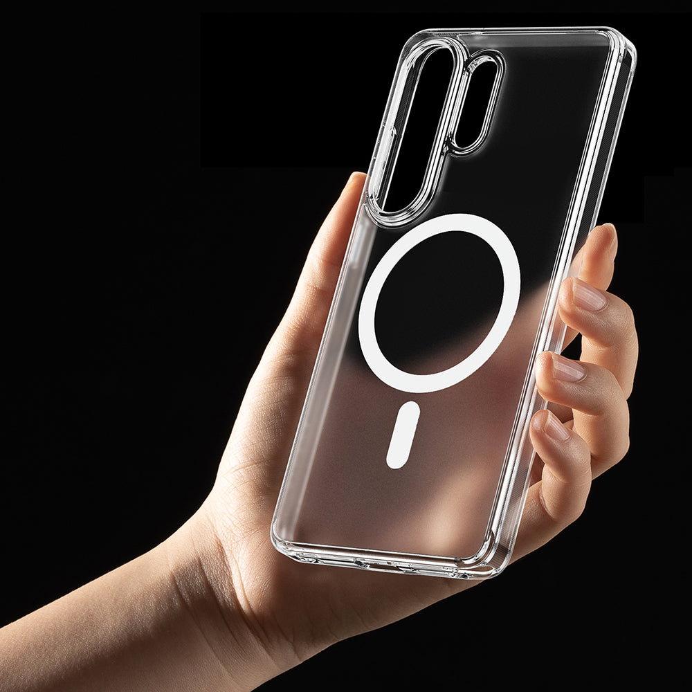 Husa MagSafe pentru Samsung Galaxy S26 Ultra, Ringke, Fusion, Transparenta Mata