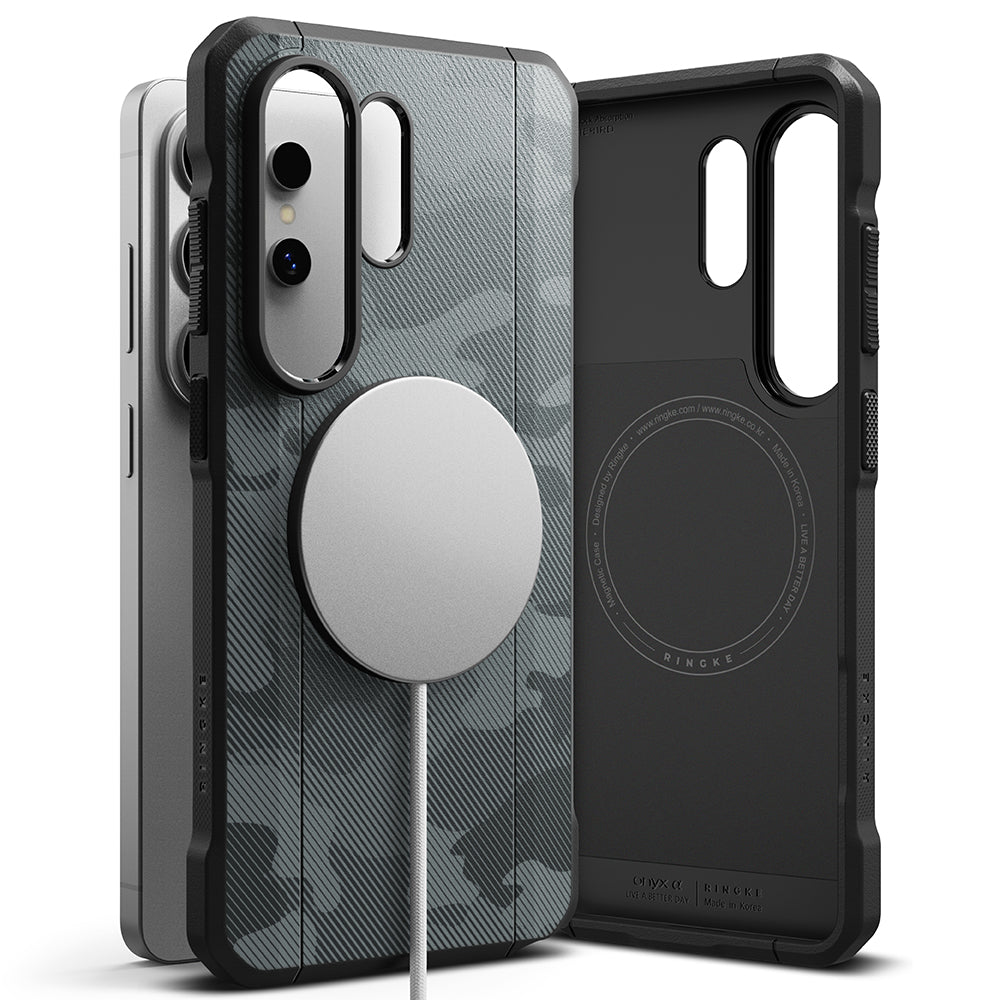 Husa MagSafe pentru Samsung Galaxy S26 Ultra, Ringke, Onyx Alpha, Camuflaj