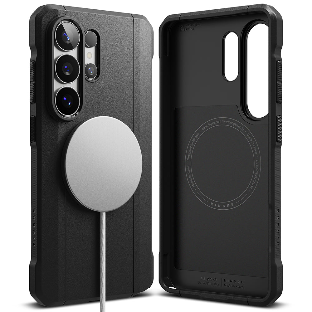 Husa MagSafe pentru Samsung Galaxy S26 Ultra, Ringke, Onyx Alpha, Neagra