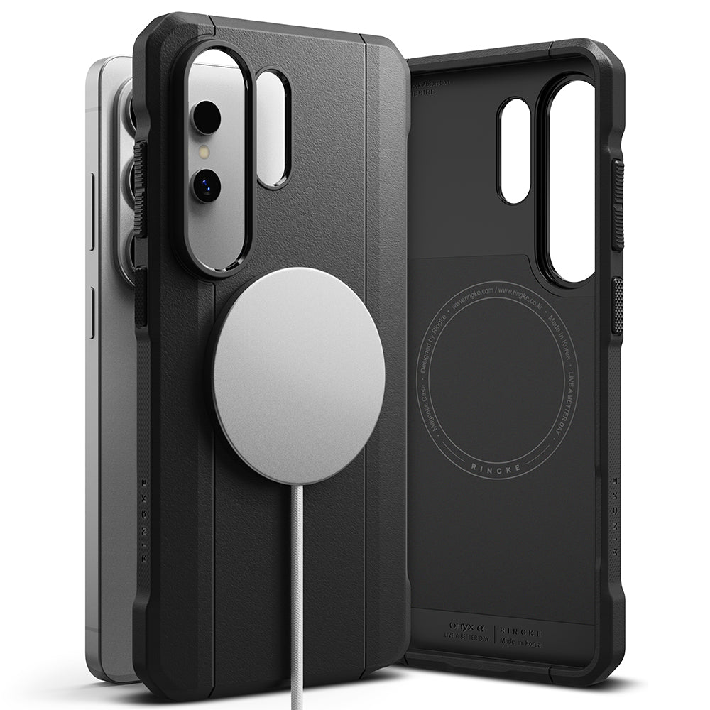 Husa MagSafe pentru Samsung Galaxy S26 Ultra, Ringke, Onyx Alpha, Neagra