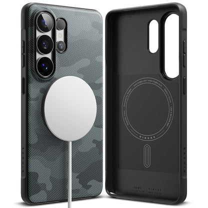 Husa MagSafe pentru Samsung Galaxy S26 Ultra S948, Ringke, Onyx, Camuflaj