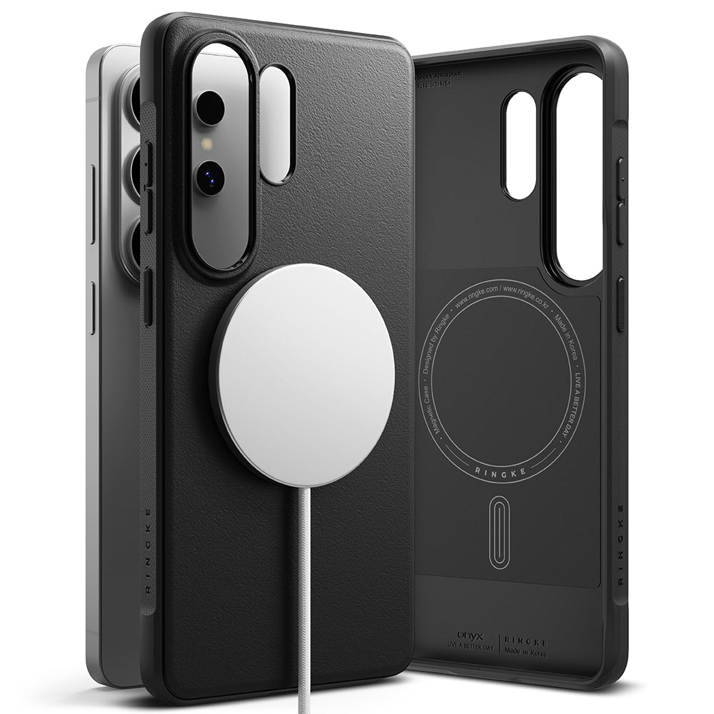 Husa MagSafe pentru Samsung Galaxy S26 Ultra, Ringke, Onyx, Neagra