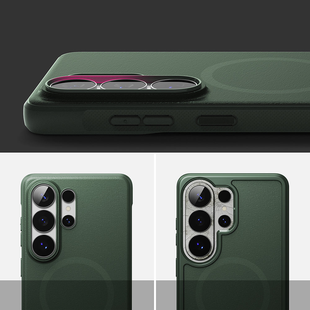 Husa MagSafe pentru Samsung Galaxy S26 Ultra, Ringke, Onyx, Verde Inchis