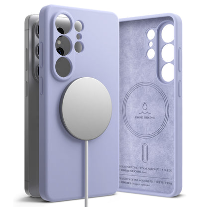 Husa MagSafe pentru Samsung Galaxy S26 Ultra, Ringke, Silicone, Mov