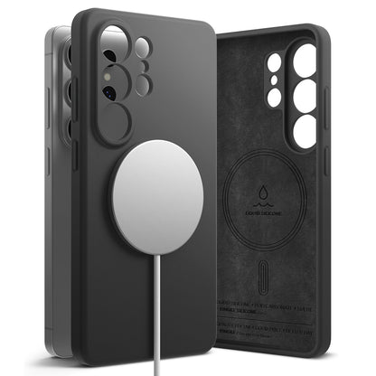 Husa MagSafe pentru Samsung Galaxy S26 Ultra, Ringke, Silicone, Neagra