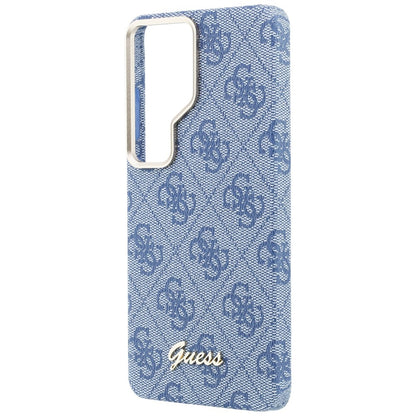 Husa MagSafe pentru Samsung Galaxy S26 Ultra S948, Guess, 4G Script Logo, Albastra