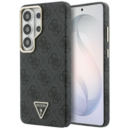 Husa MagSafe pentru Samsung Galaxy S26 Ultra S948, Guess, 4G Triangle Logo, Neagra
