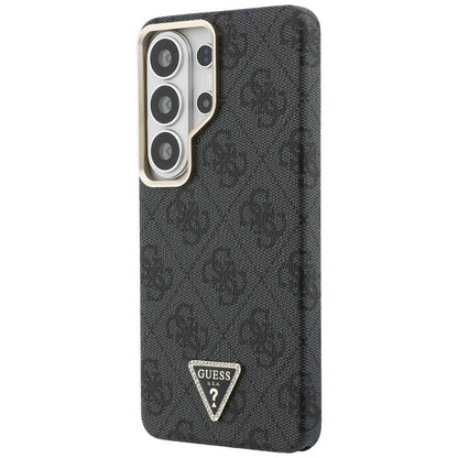 Husa MagSafe pentru Samsung Galaxy S26 Ultra S948, Guess, 4G Triangle Logo, Neagra