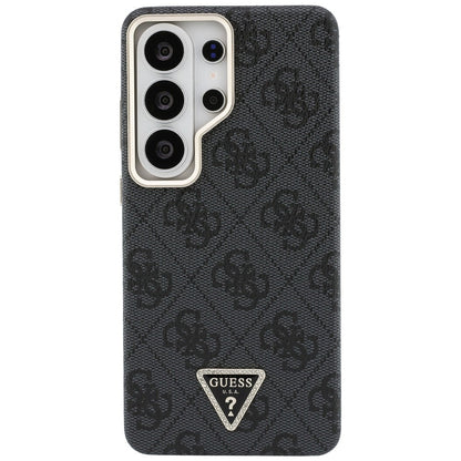 Husa MagSafe pentru Samsung Galaxy S26 Ultra S948, Guess, 4G Triangle Logo, Neagra