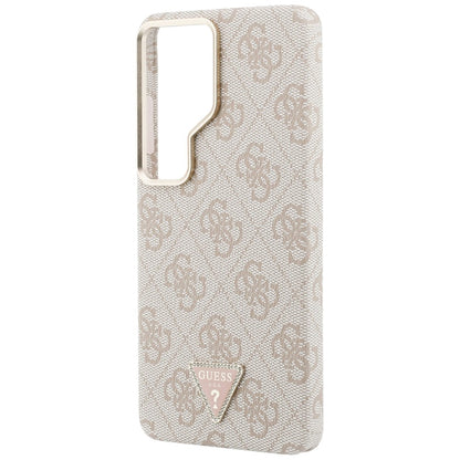 Husa MagSafe pentru Samsung Galaxy S26 Ultra S948, Guess, 4G Triangle Logo, Roz