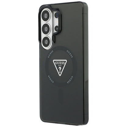 Husa MagSafe pentru Samsung Galaxy S26 Ultra S948, Guess, IML Gradient Triangle Logo, Neagra