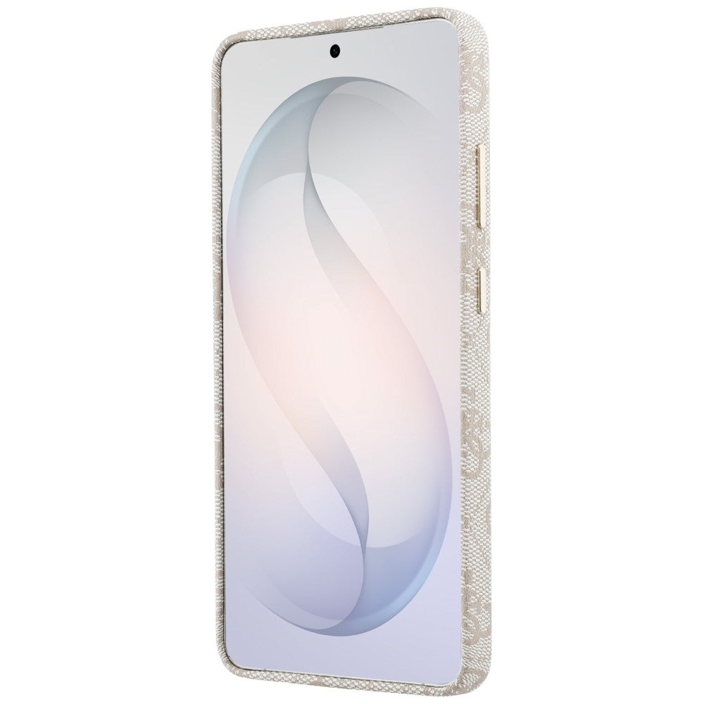 Husa MagSafe pentru Samsung Galaxy S26 Ultra S948, Guess, Rhinestone Round Logo, Roz