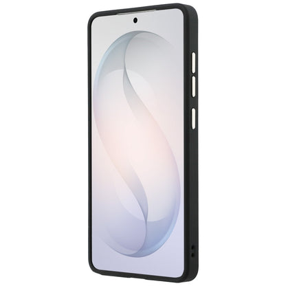 Husa MagSafe pentru Samsung Galaxy S26 Ultra S948, GUESS, Saffiano Peony Embossed Ring, Neagra