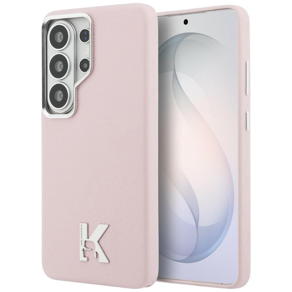 Husa MagSafe pentru Samsung Galaxy S26 Ultra S948, Karl Lagerfeld, Karl Head Logo, Roz