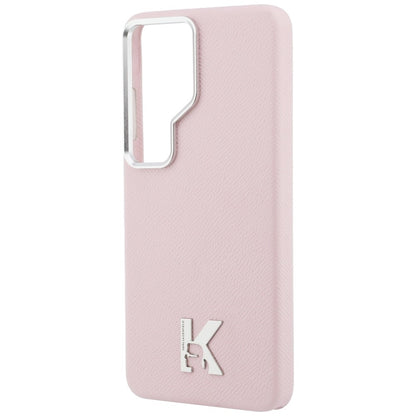 Husa MagSafe pentru Samsung Galaxy S26 Ultra S948, Karl Lagerfeld, Karl Head Logo, Roz