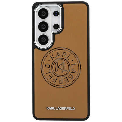 Husa MagSafe pentru Samsung Galaxy S26 Ultra S948, Karl Lagerfeld, Karl Round Point Logo, Maro